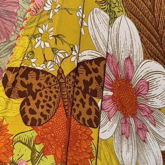 Blank dress BL^nk Floral Faux Wrap Areena Midi NWT Size Small NEW - Picture 8 of 8